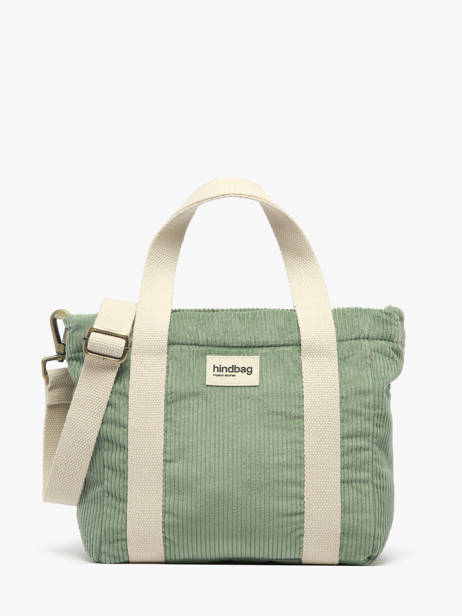 Handtas Velours Ribfluweel Hindbag Groen velours V